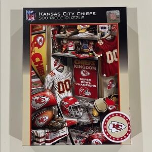 Kansas City Chiefs 500 Piece Puzzle - Red and White